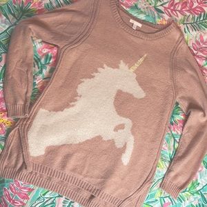 LC Lauren Conrad Unicorn Sweater